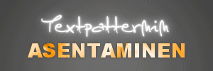 Textpatternin asentaminen