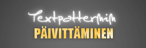Textpatternin päivittäminen